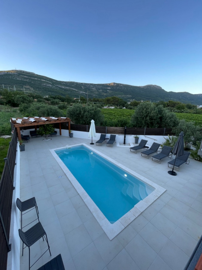 Exterior and surroundings, Holiday Home Villa Bliss with heated pool and gym, Ka&scaron;tela, Dalmatia, Croatia Ka&scaron;tel Novi
